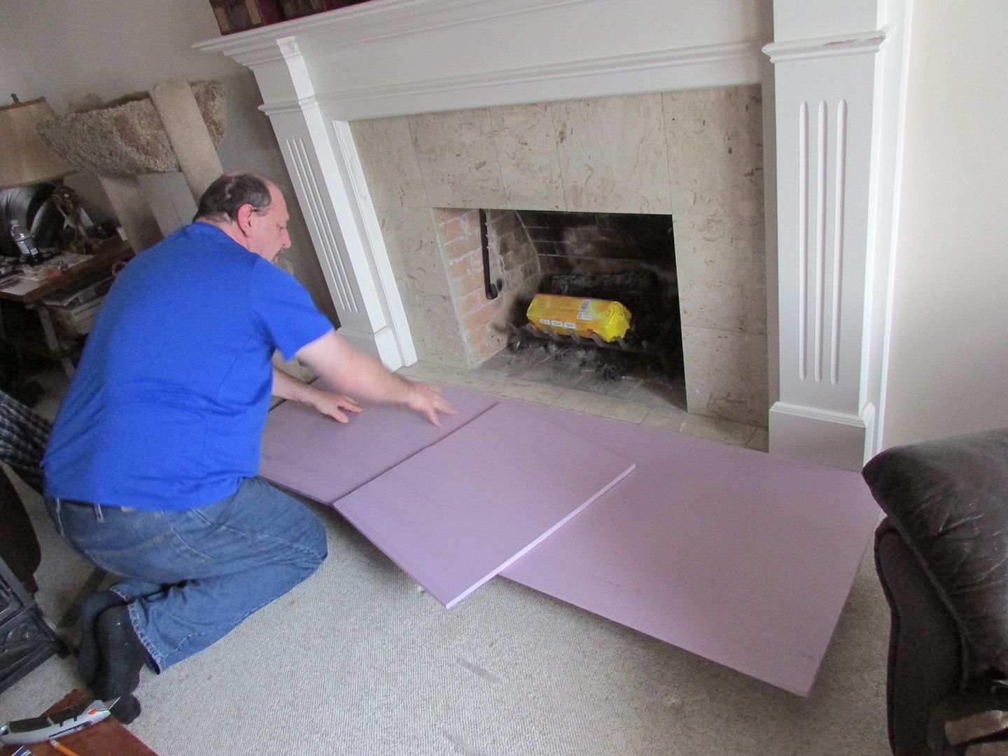 My Buddies and I: Fireplace Hearth Safety Cover